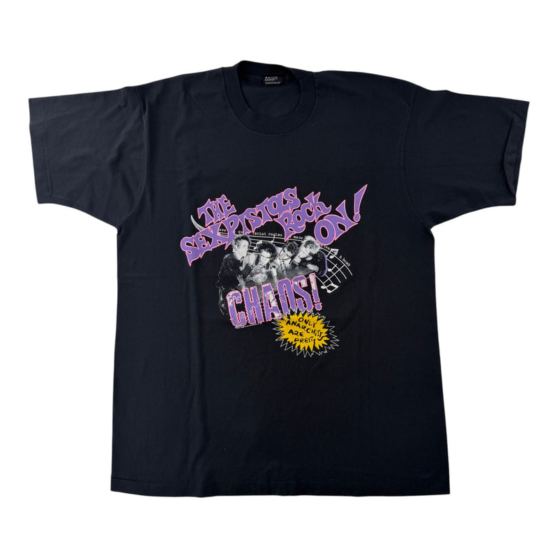 Vintage Sex Pistols Chaos 1991 Tee Black