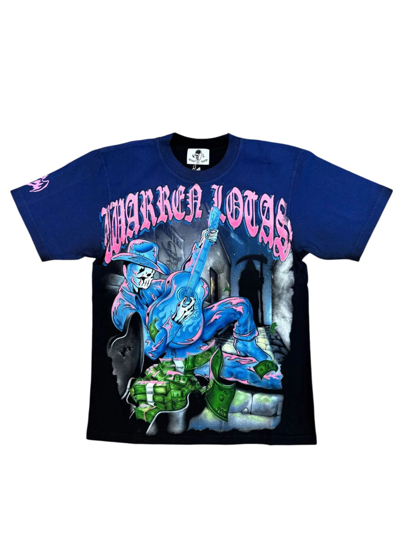 Warren Lotas No Country Tee "Blue"