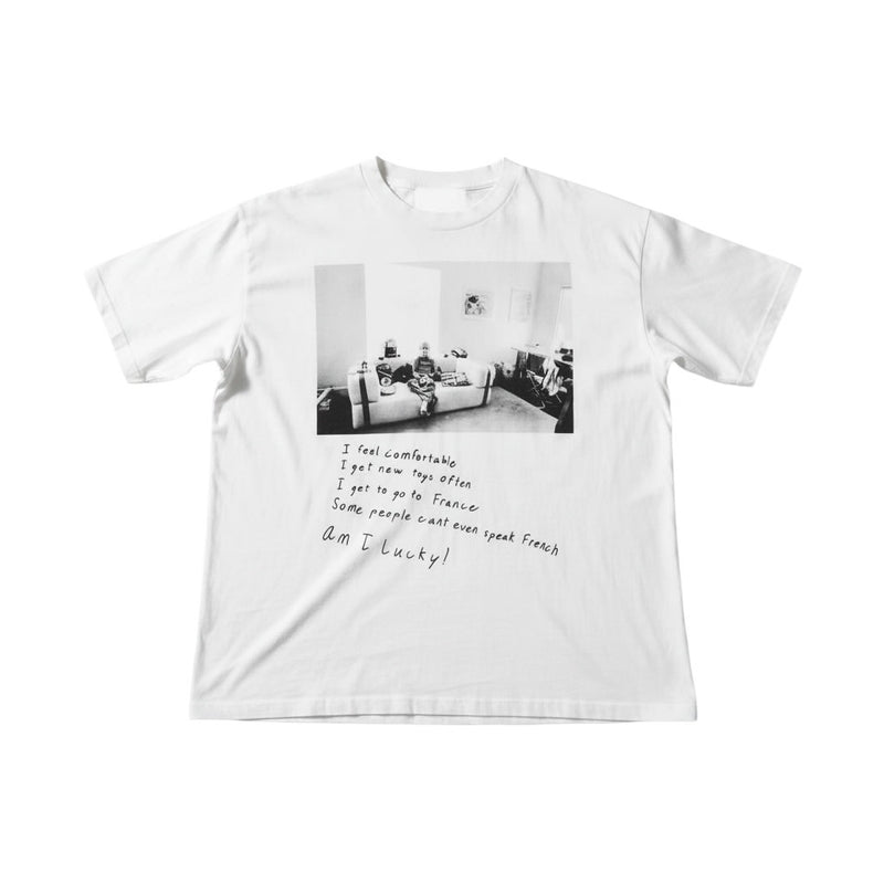 Sadboy Saga Scratch Tee White