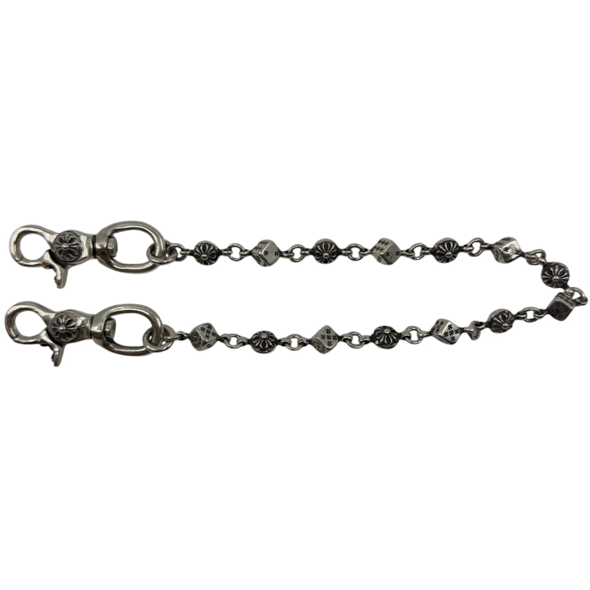 Chrome Hearts 14 Link Lobster Clasp Wallet Silver Chain