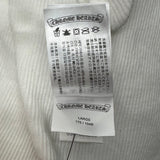 Chrome Hearts Scroll Logo Ribbed Tank Top White