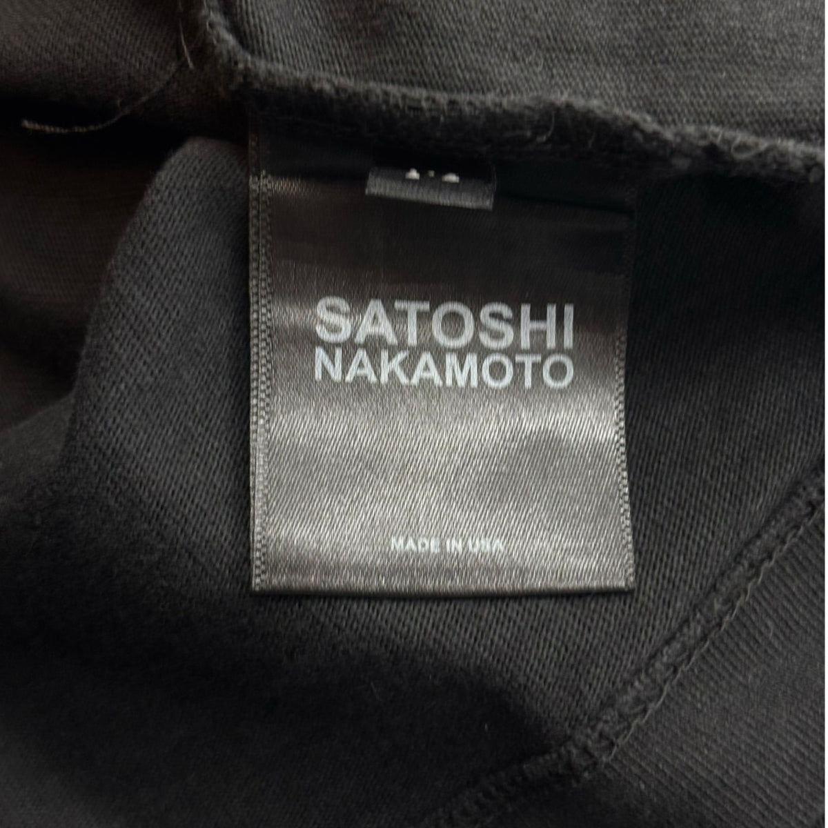Satoshi Nakamoto Search Engine Tee Black