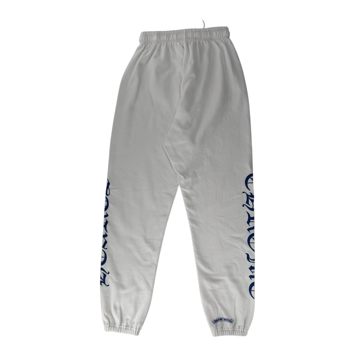 Chrome Hearts Horseshoe Script Sweatpants White Blue