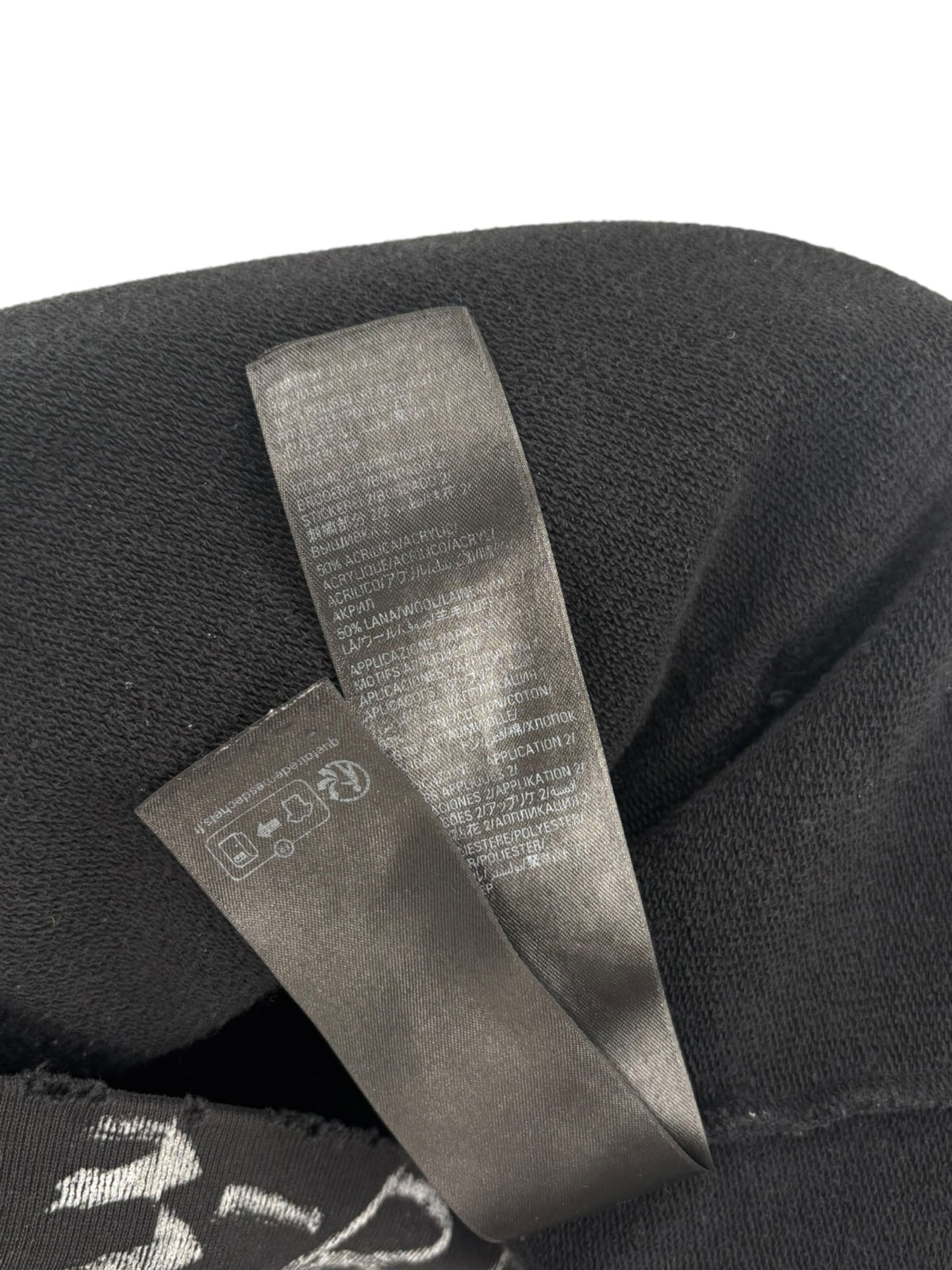 Balenciaga Skater Zip-Up Hoodie Black