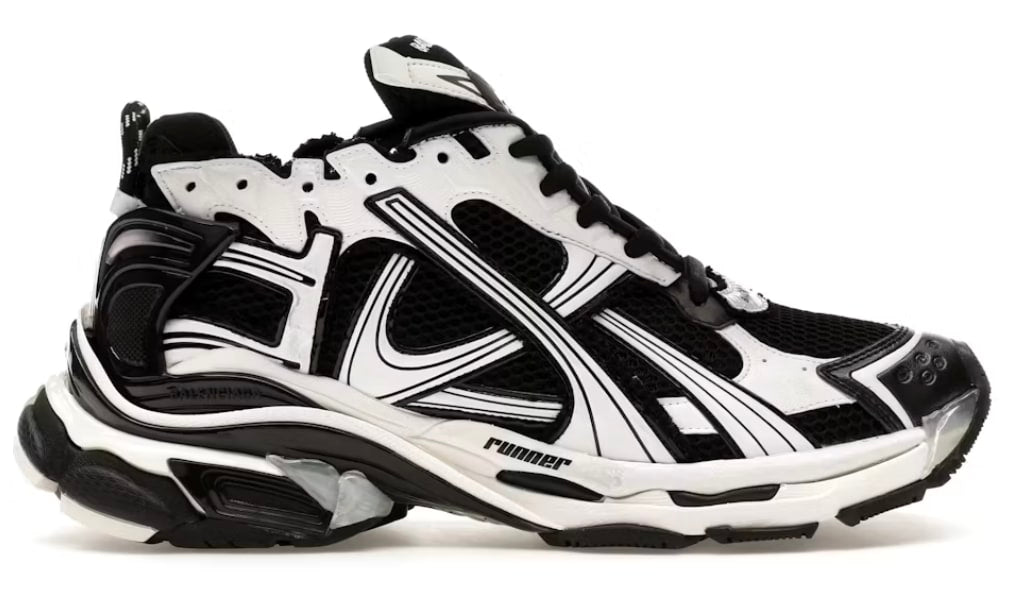 Balenciaga Runner Black White