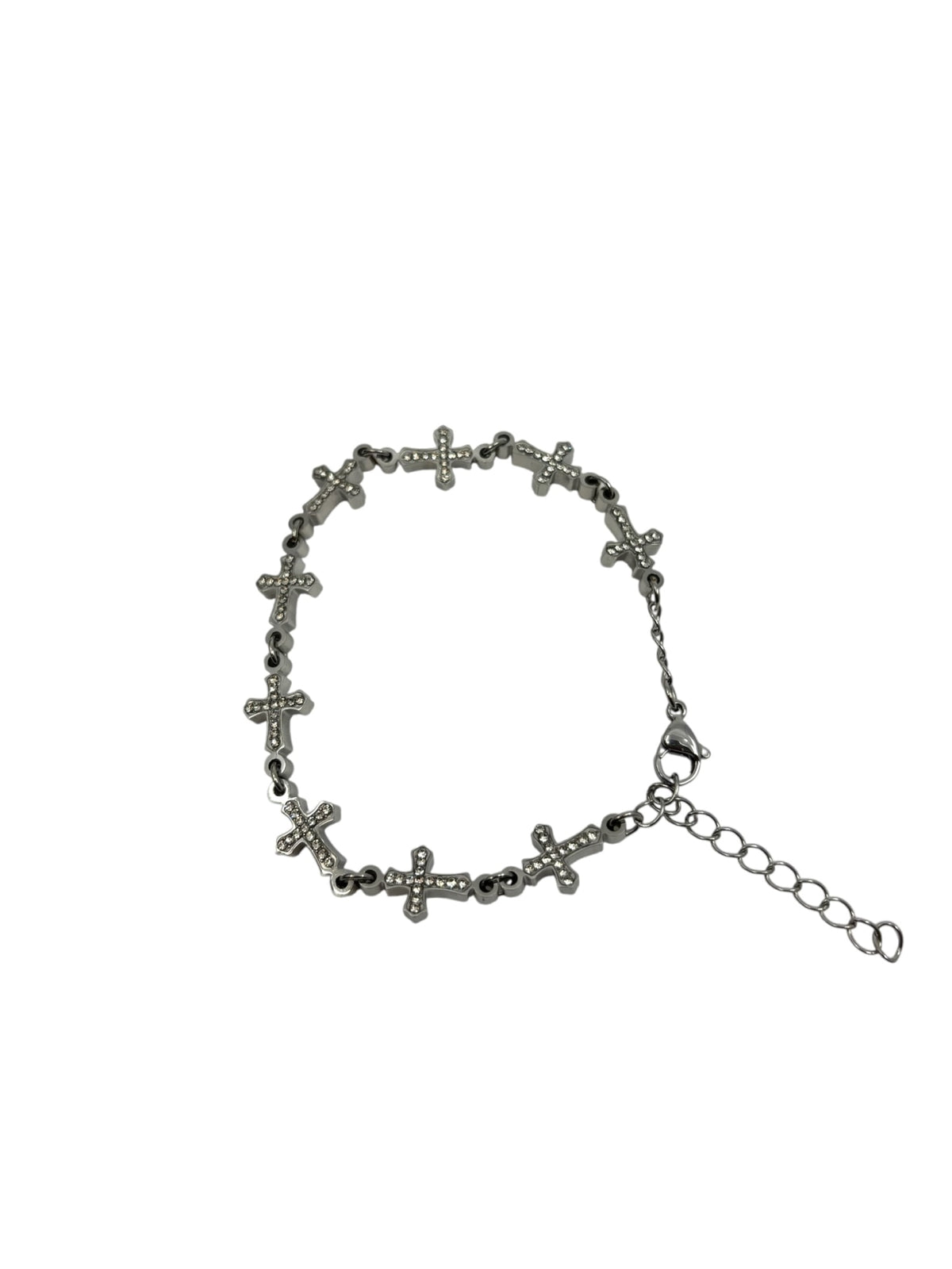 Starchain Cross Bracelet Silver