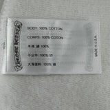 Chrome Hearts T-Bar Logo Zip Up Hoodie White