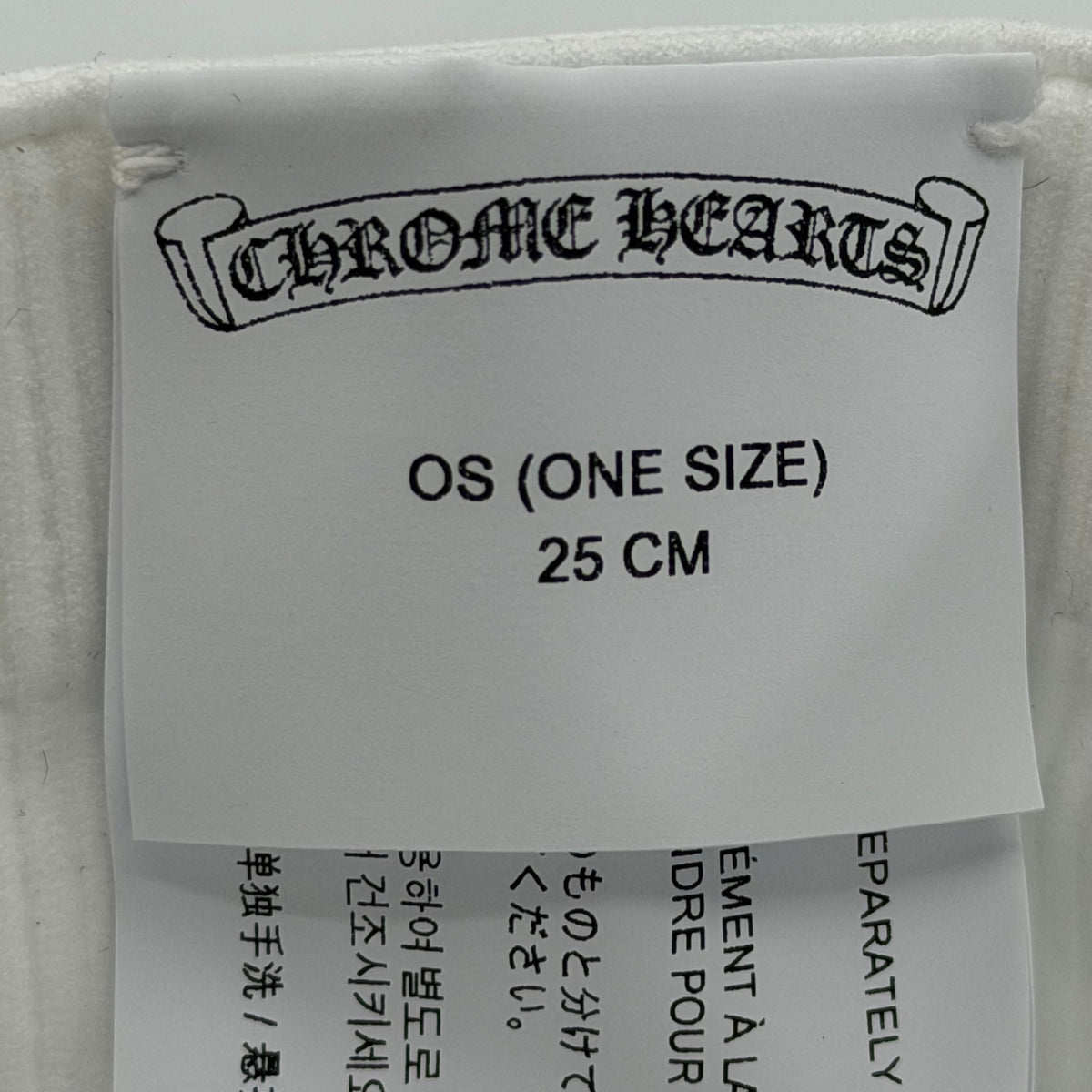 Chrome Hearts Headband White Accessory