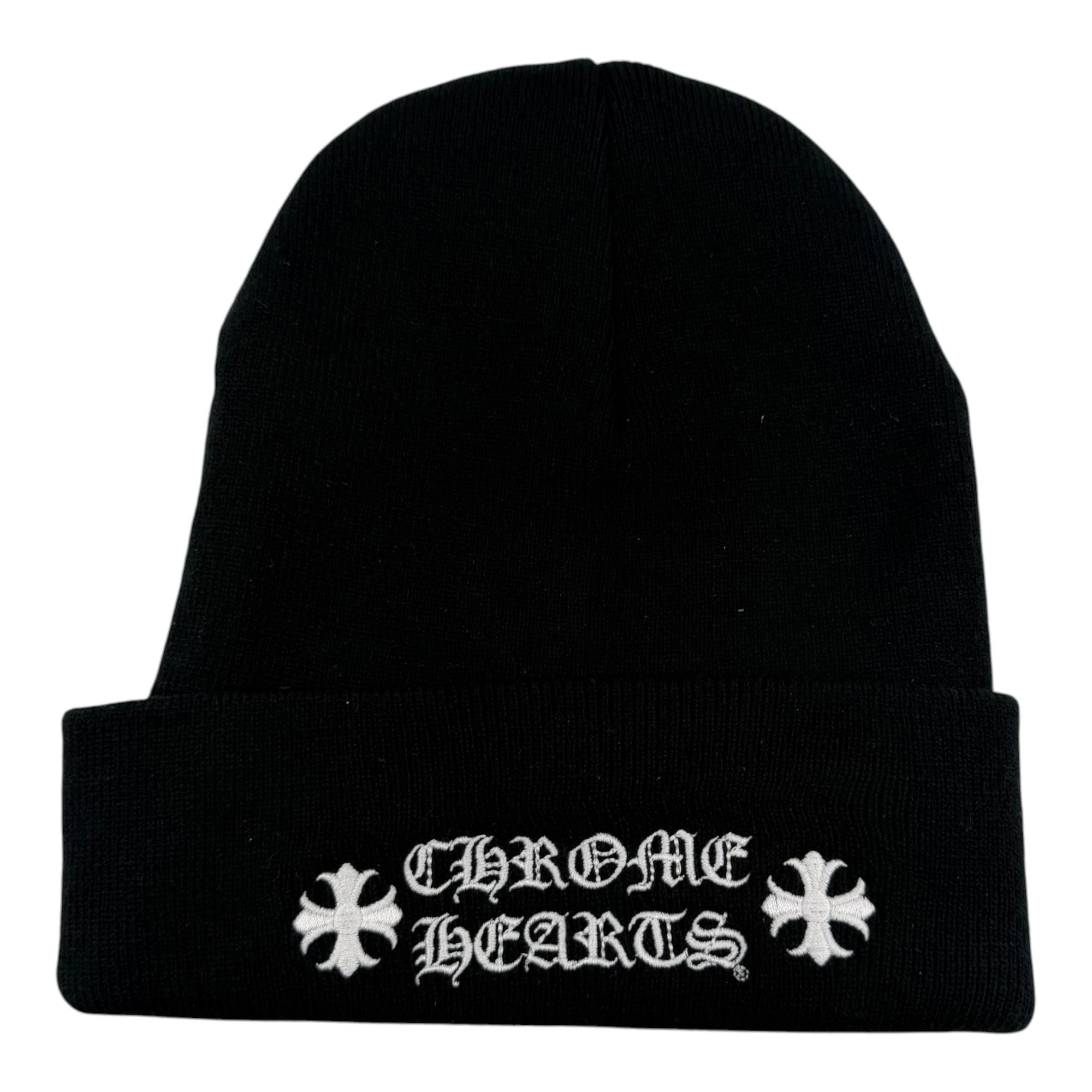 Chrome Hearts Logo Beanie Black