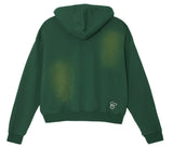 Cactus Valley Hidden Crystal Zip Hoodie Green