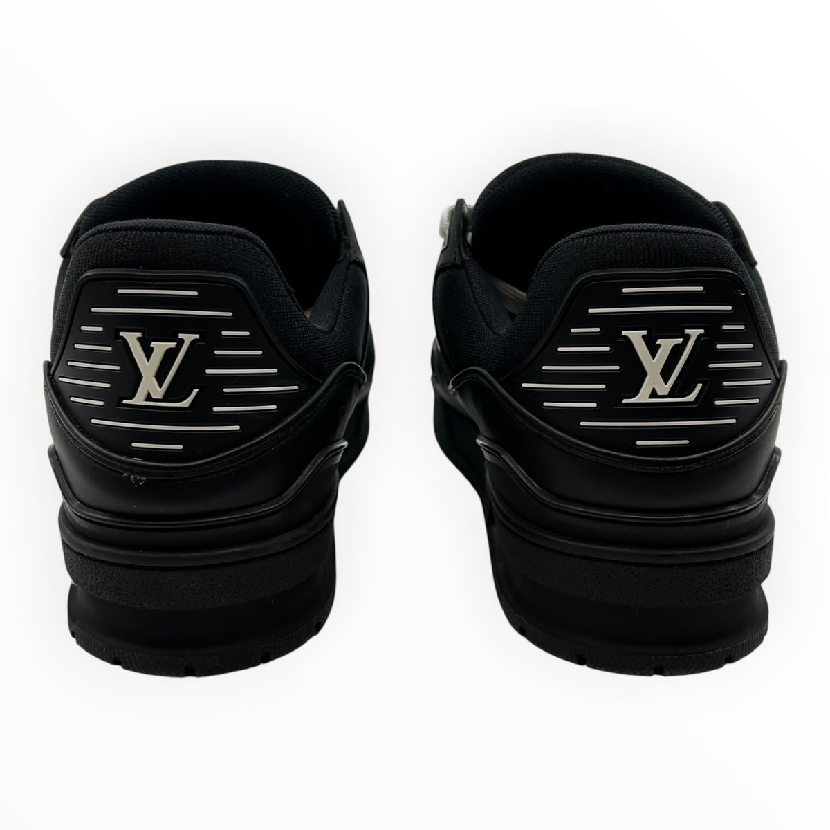 Louis Vuitton Trainer Black Embossed Monogram