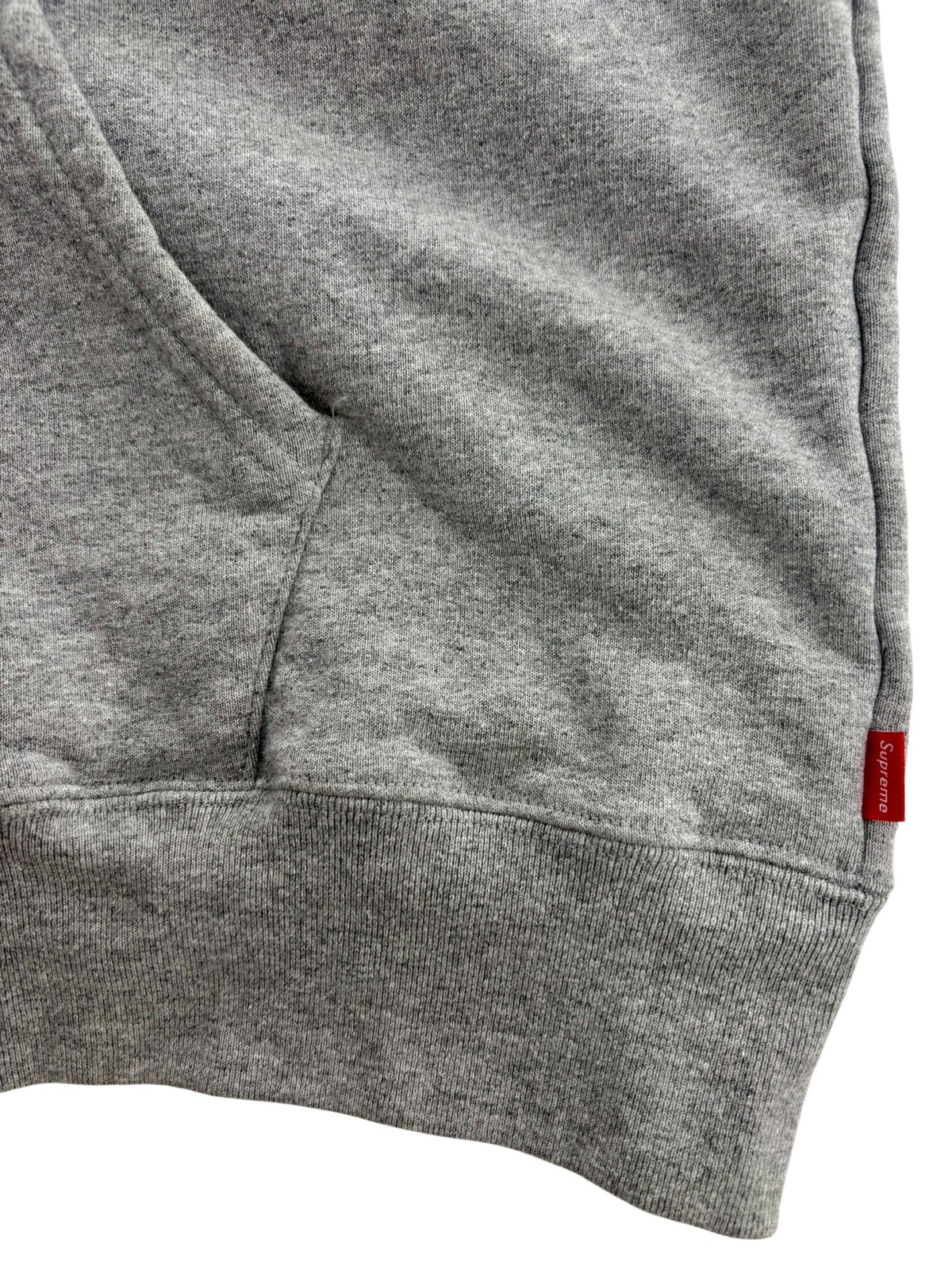 Supreme Small Box Zip Up Hooded Sweatshirt (FW25) Heather Grey