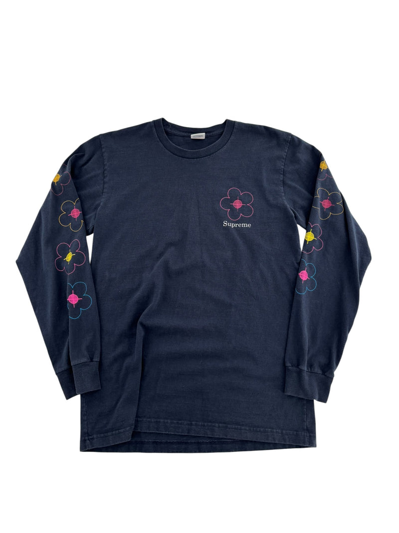 Supreme Target Longsleeve Tee Navy Blue