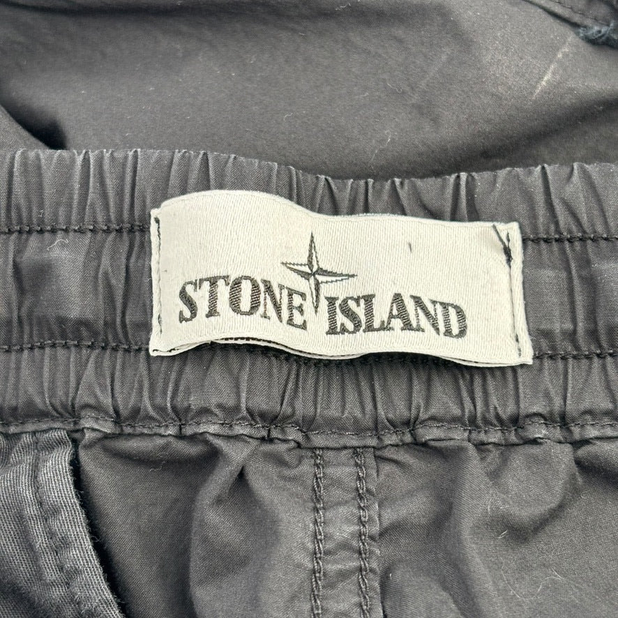 Stone Island Cinched Pants Black
