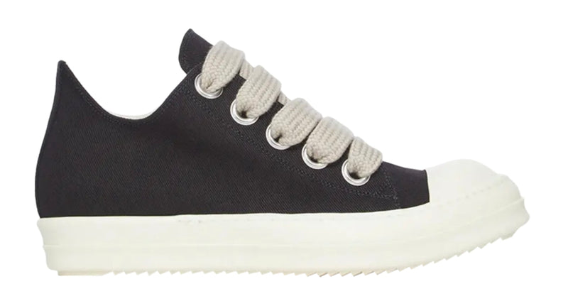 Rick Owens DRKSHDW Jumbolace Low Sneaker Black Milk
