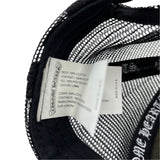 Chrome Hearts White Cemetery Cross CH Trucker Hat Black