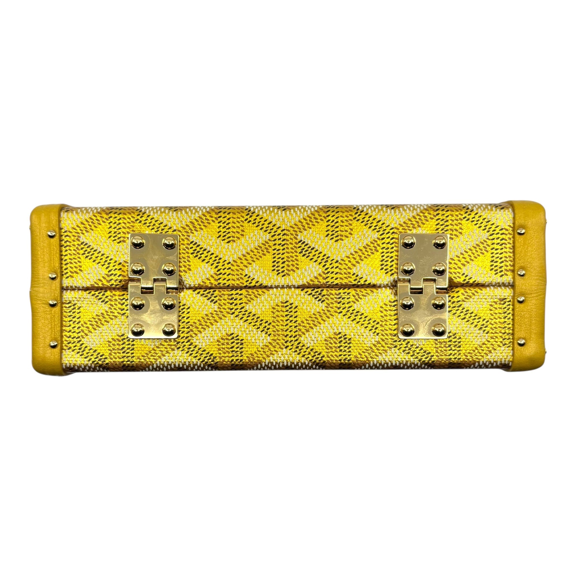 Goyard Minaudiere Trunk Bag Gold