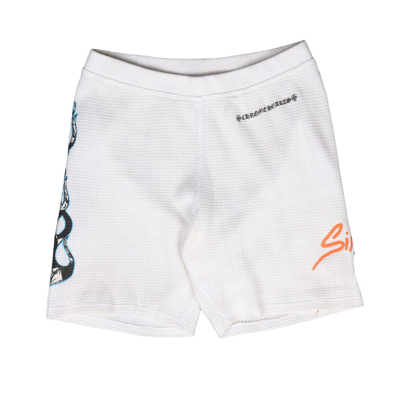 Chrome Hearts Matty Boy Sinister Thermal Bike Shorts White