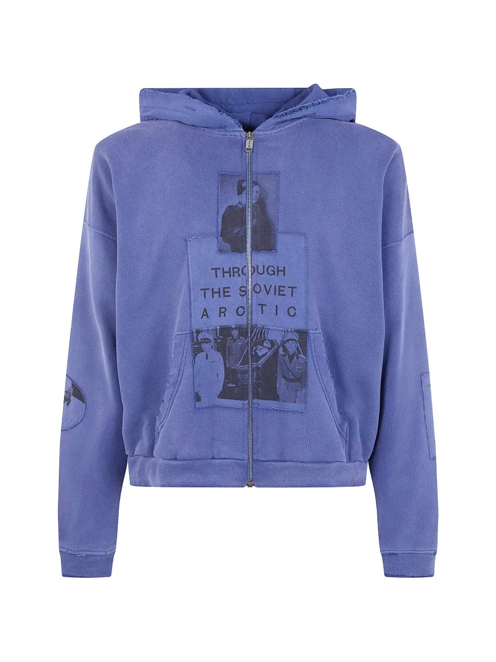 ERD Patchwork Zip Up Hoodie