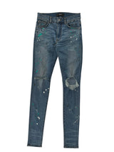 Amiri Distressed Paint Splattered Jeans