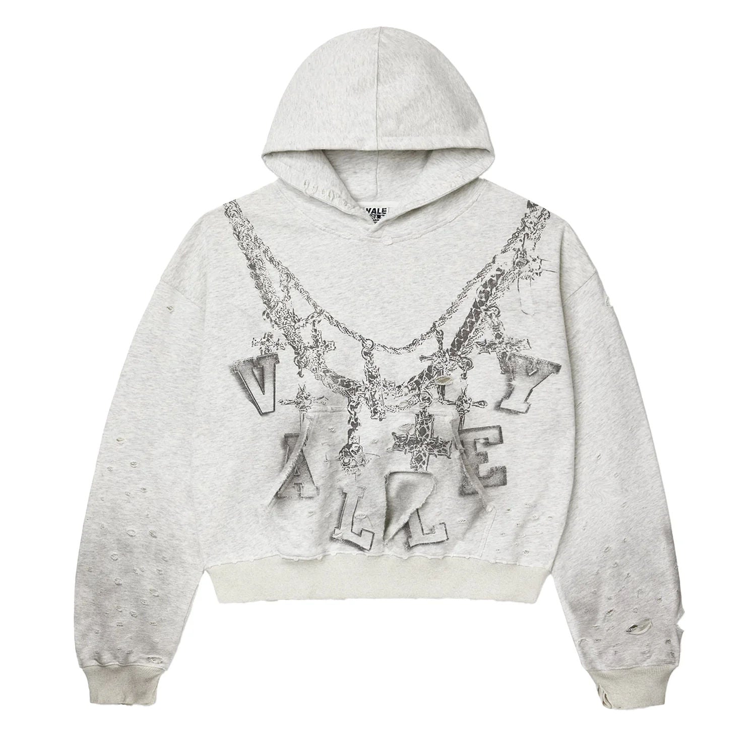 Vale Big Chain Hoodie Heather Gray