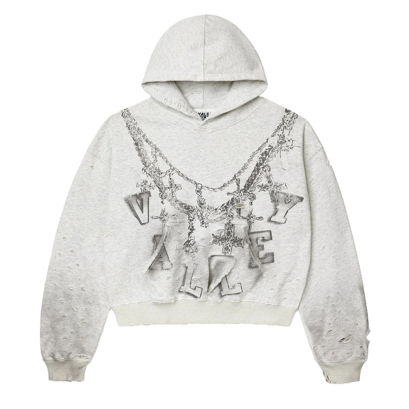 Vale Big Chain Hoodie Heather Gray