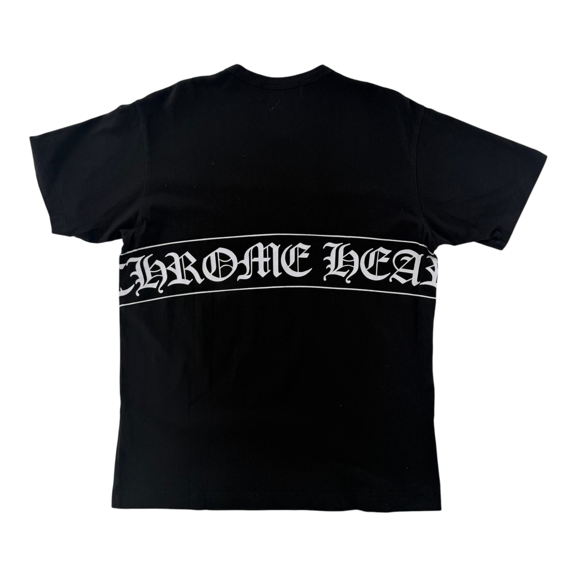 Chrome Hearts CDG Dover Street Market Scroll Logo Shirt Black
