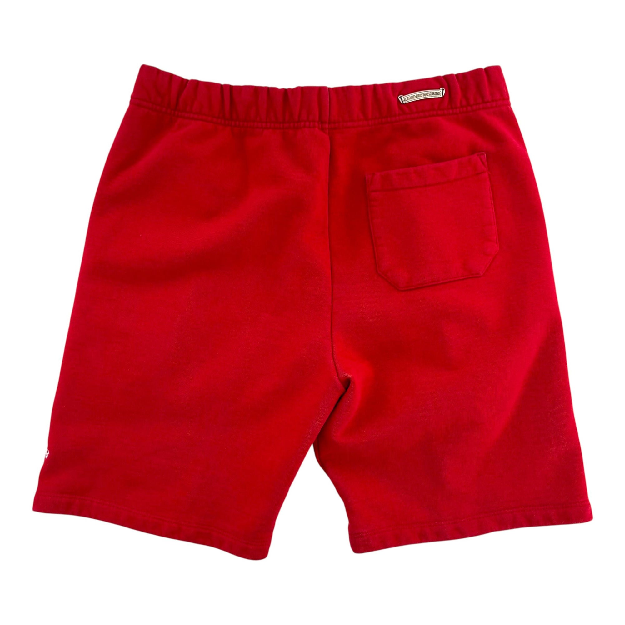 Chrome Hearts Triple Cross Sweatshorts Red