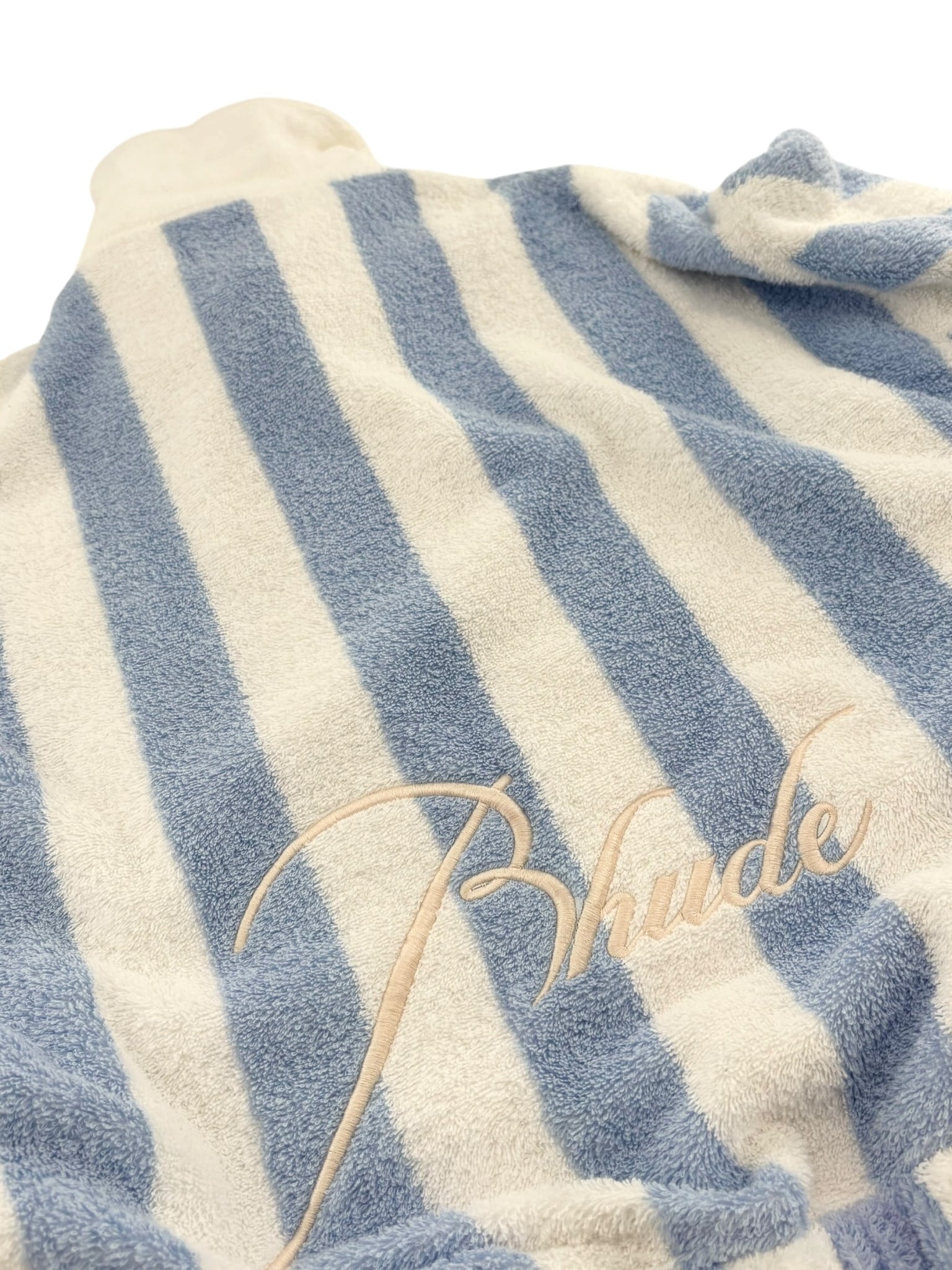 Rhude Striped Terry Logo Longsleeve Shirt