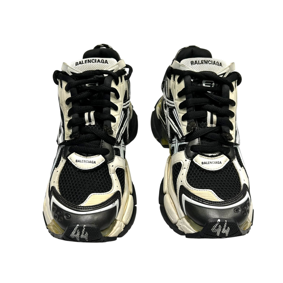 Balenciaga Runner Black White