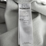 Balenciaga Tattoo Zip Up Hoodie White