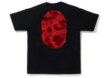 BAPE Color Camo Big Ape Head Tee Black/Red