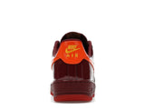 Nike Air Force 1 Low Patent Leather Dark Team Red Safety Orange