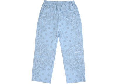 Supreme Reflective Bandana Track Pant Light Blue