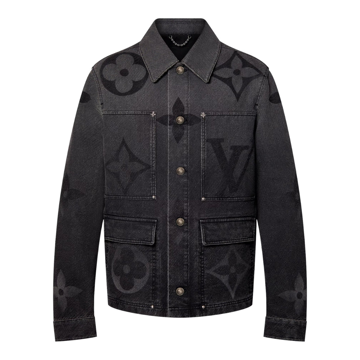 Louis Vuitton Monogram Denim Blouson Black