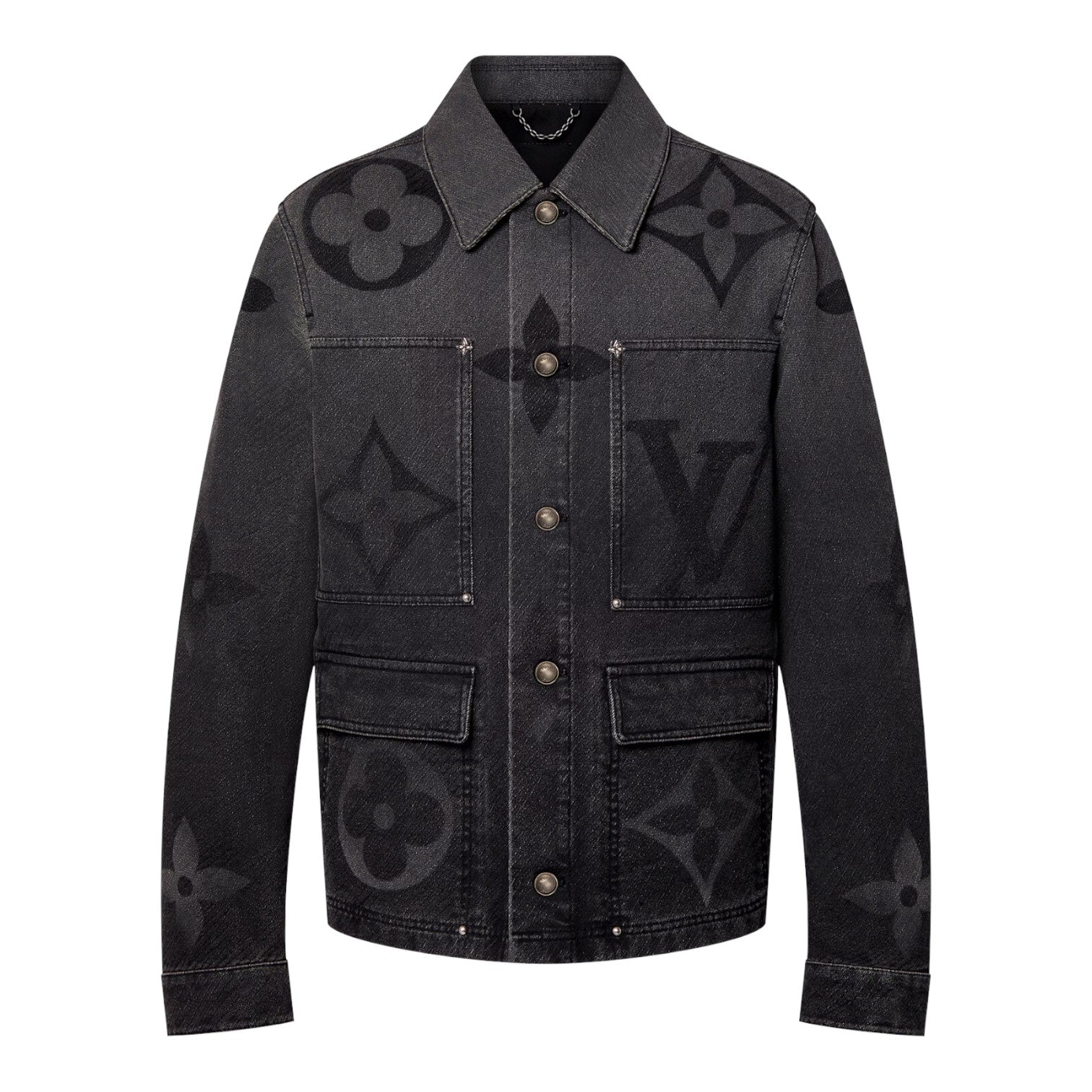Louis Vuitton Monogram Denim Blouson Black