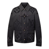 Louis Vuitton Monogram Denim Blouson Black