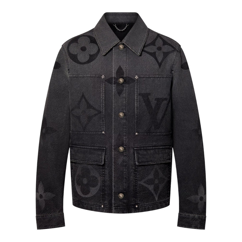 Louis Vuitton Monogram Denim Blouson Black