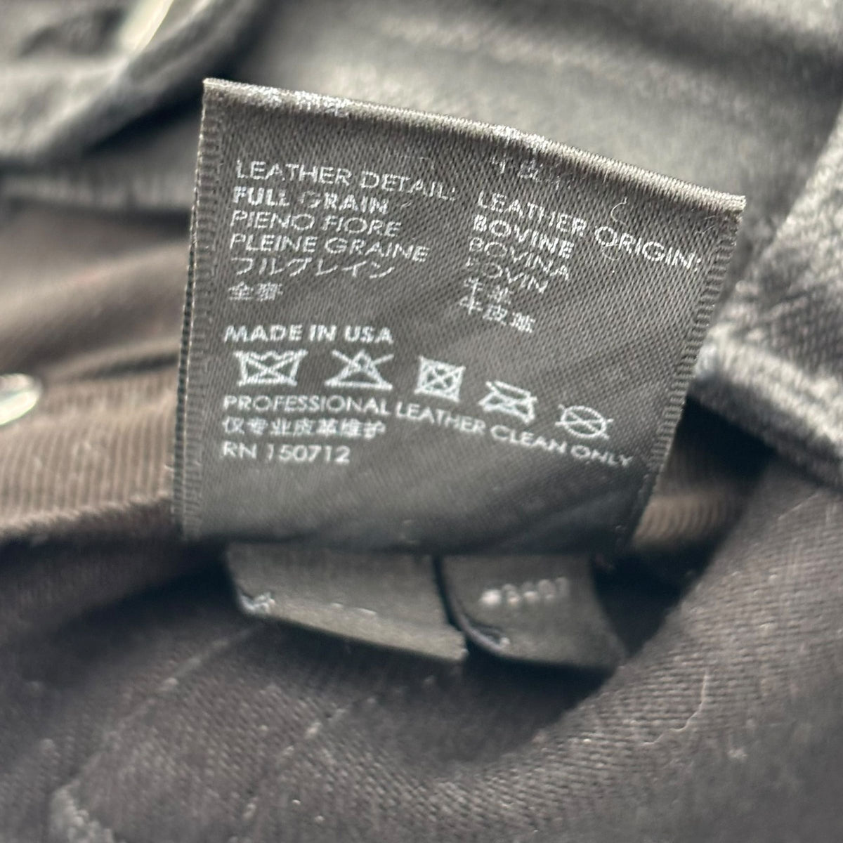 Amiri Mx1 Black Ribbed Waxed Denim