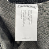 Chrome Hearts Star Patch Raw Denim Jeans Black