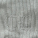 Chrome Hearts Scroll Logo Ribbed Tank Top White