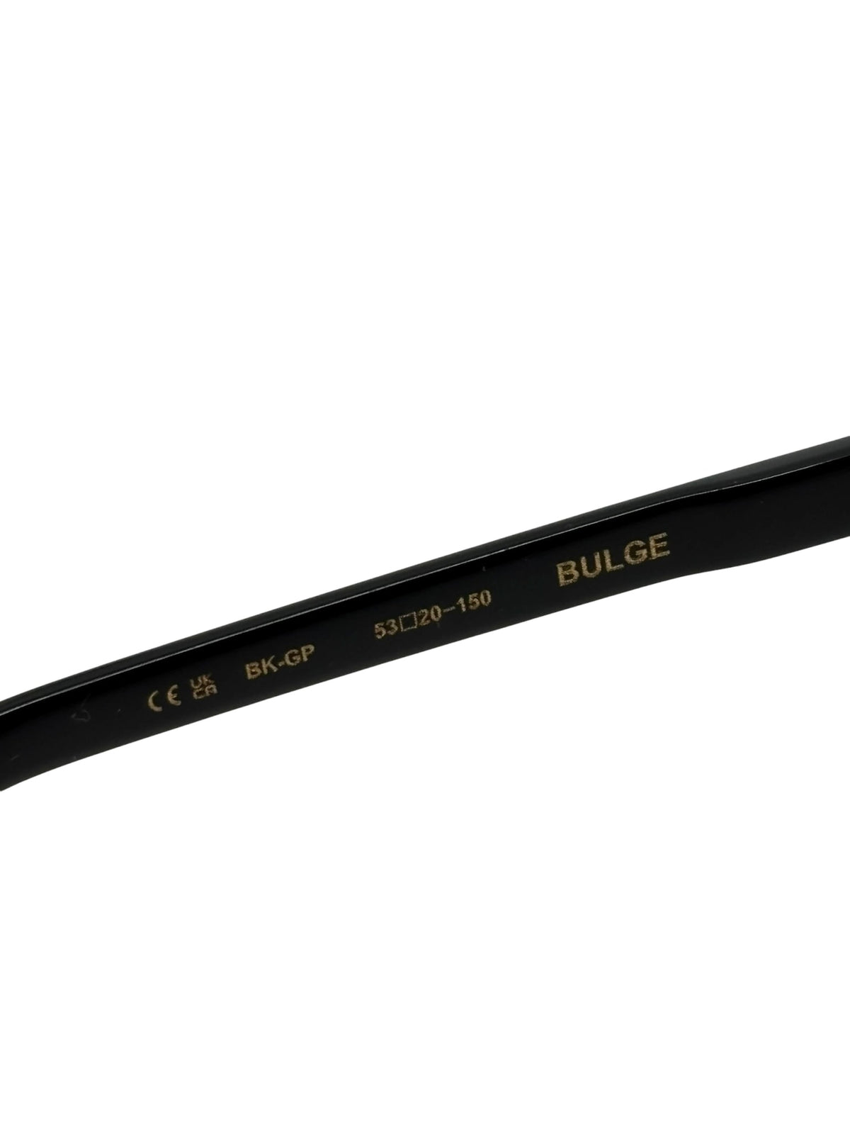 Chrome Hearts Bulge Glasses Black Gold 