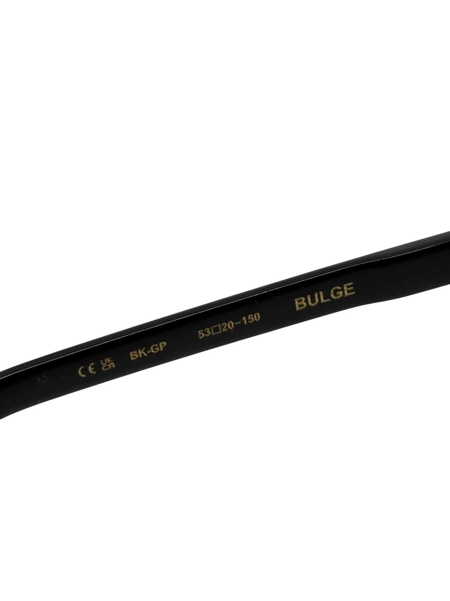 Chrome Hearts Bulge Glasses Black Gold 