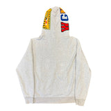 Bape Shark Pullover Hoodie Grey