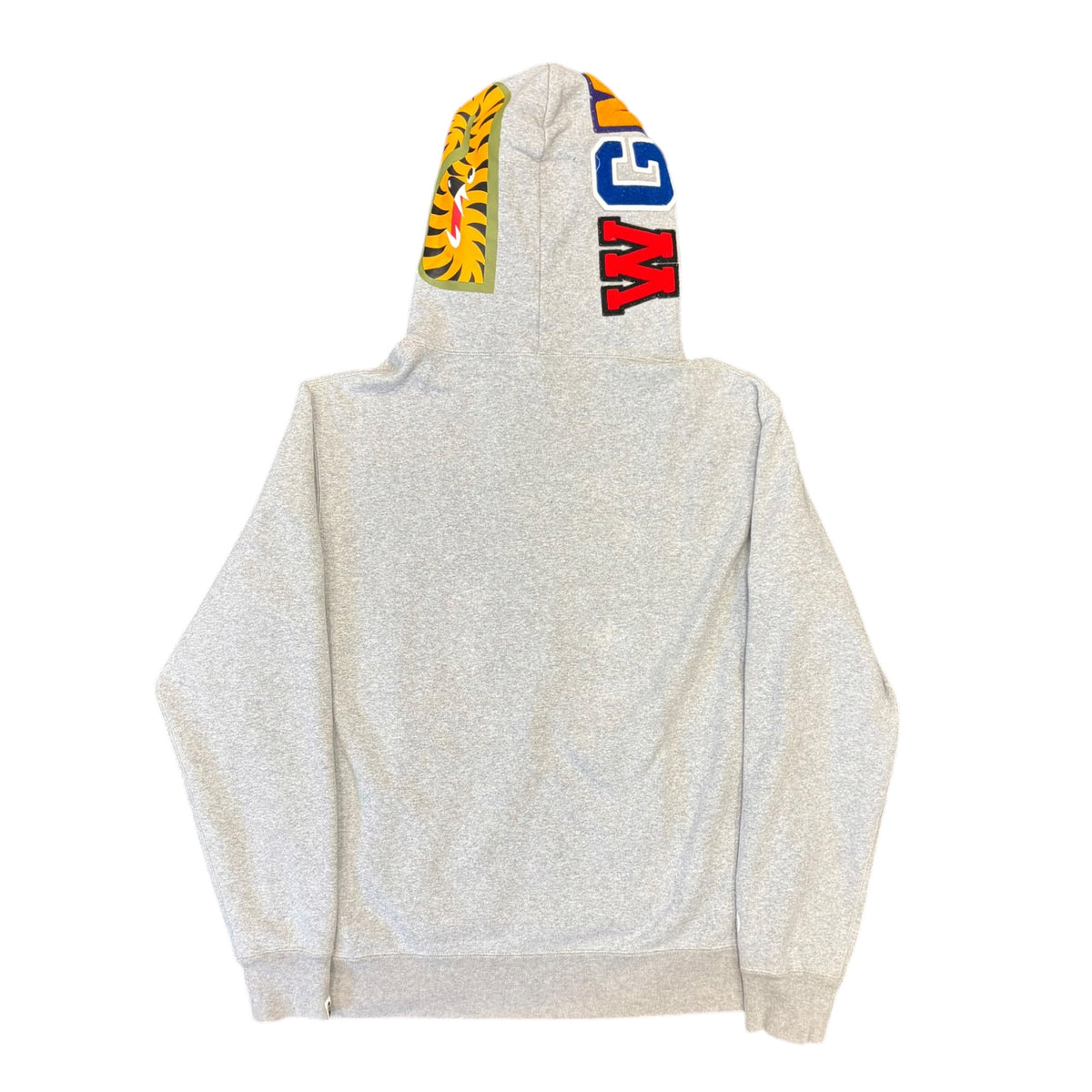 Bape Shark Pullover Hoodie Grey