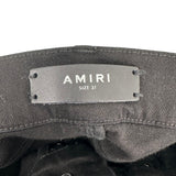 Amiri MX1 Jeans Black/Black Ribbed