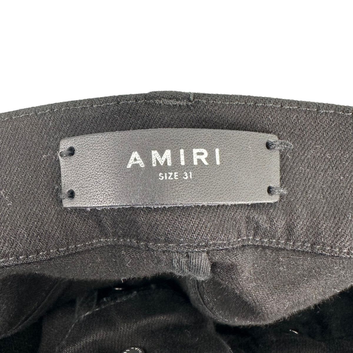 Amiri MX1 Jeans Black/Black Ribbed