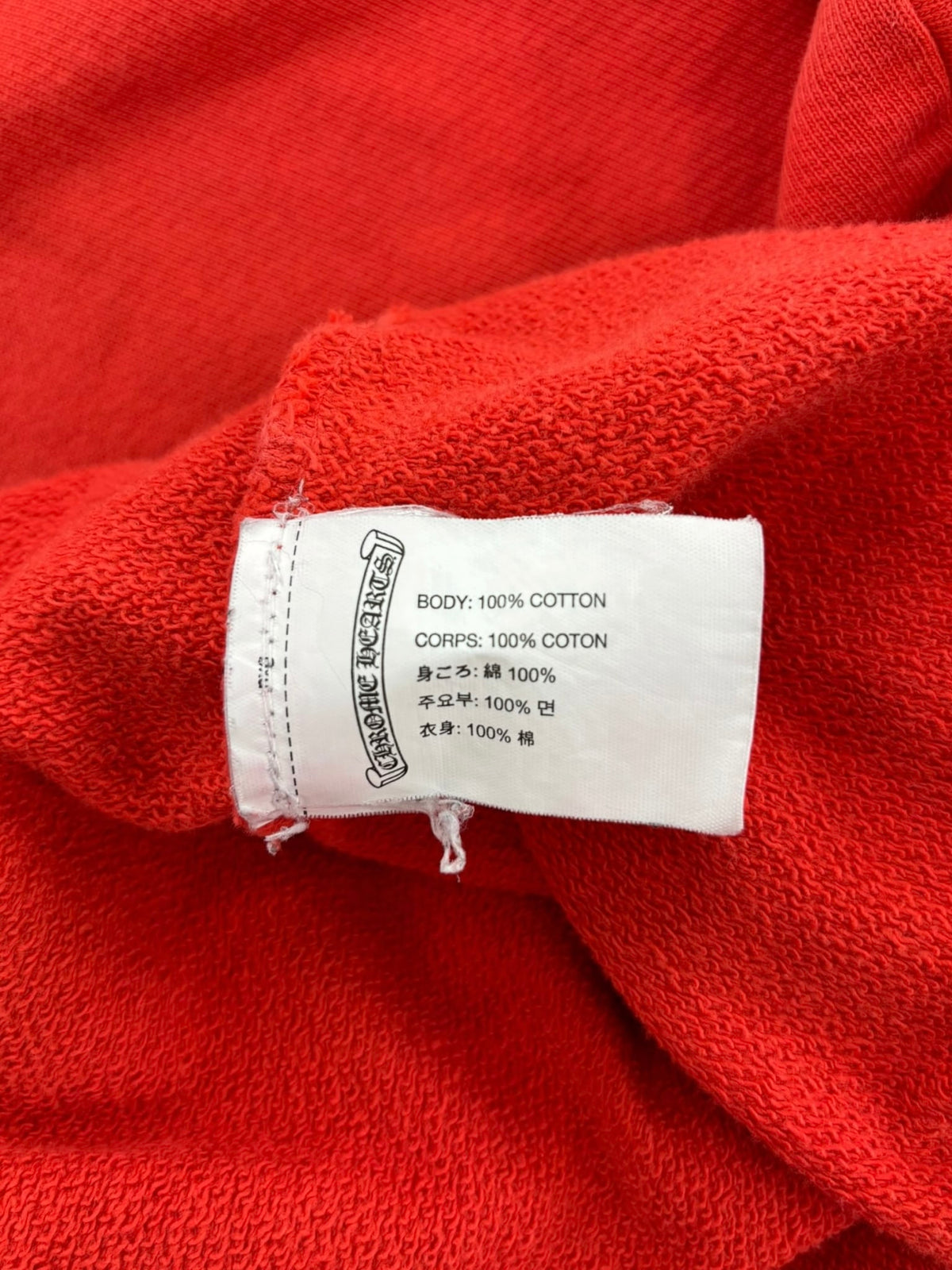 Chrome Hearts Matty Boy Chomper Crewneck Sweatshirt Red
