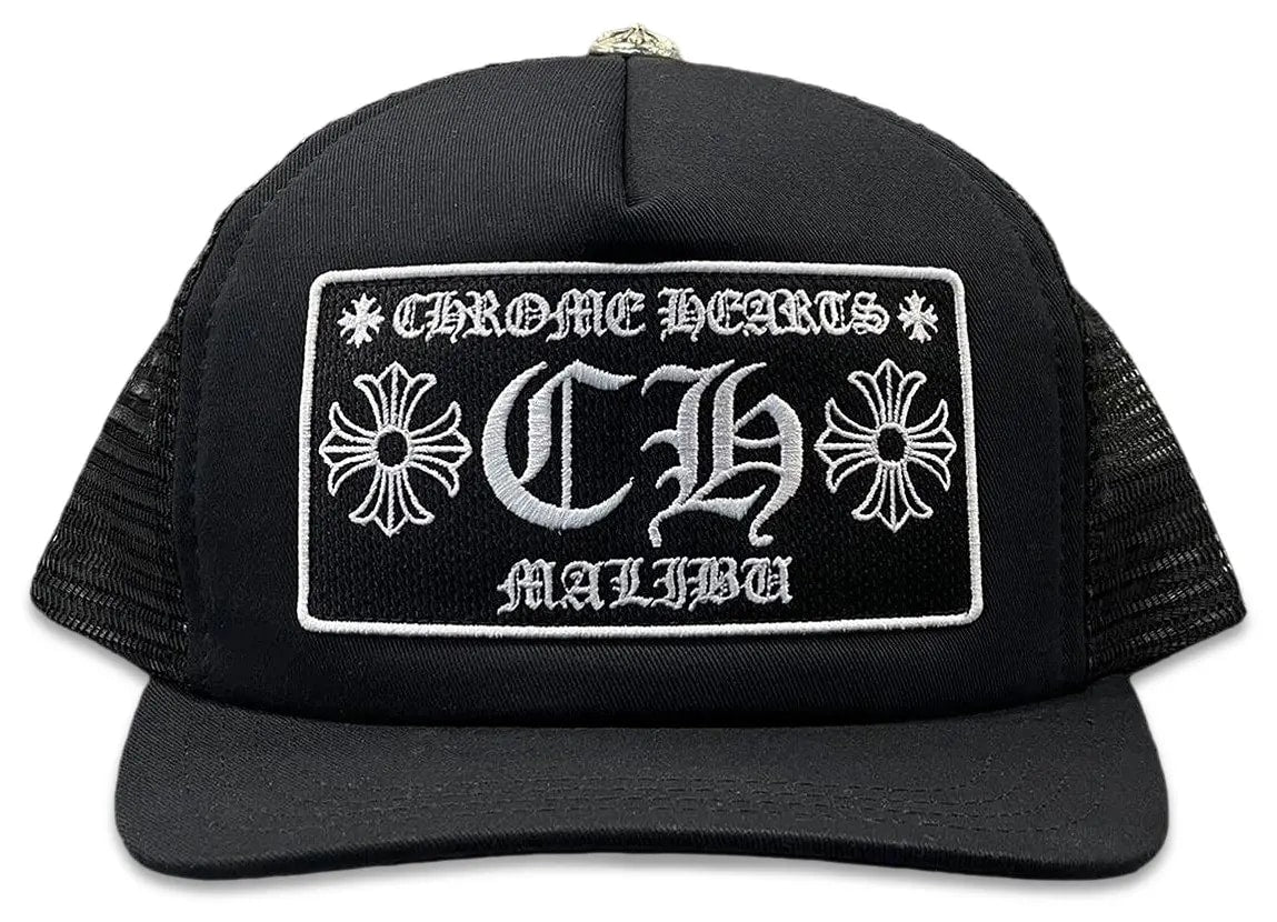 Chrome Hearts Malibu Trucker Hat Black