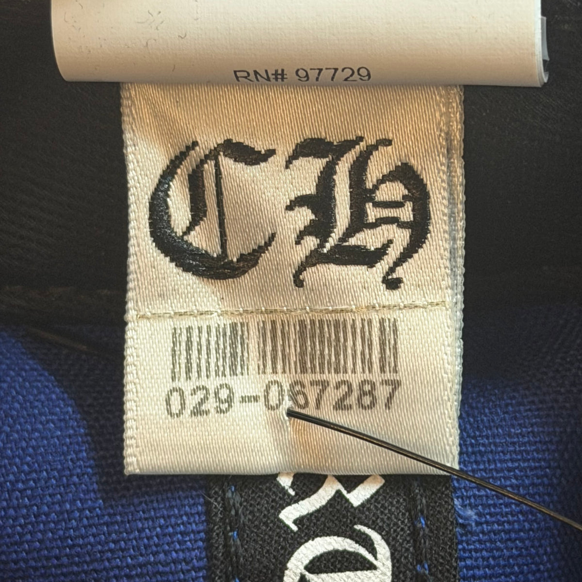 Chrome Hearts CH Baseball Cap Blue/Orange